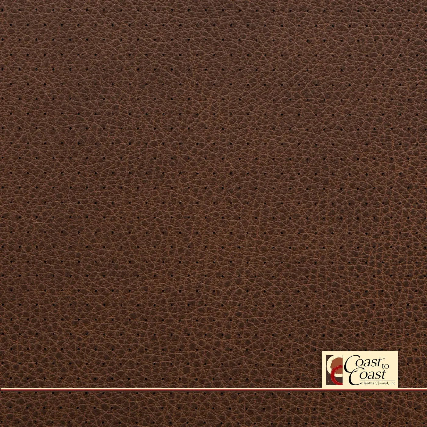 Deep Brown Full Hide / Euro Perf (3/8In) Leather